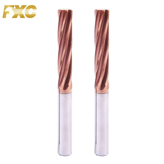 Tungsten Carbide 6 Flutes Taper Reamers End Mill Router Bits Milling Cutter
